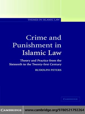 cover image of Crime and Punishment in Islamic Law